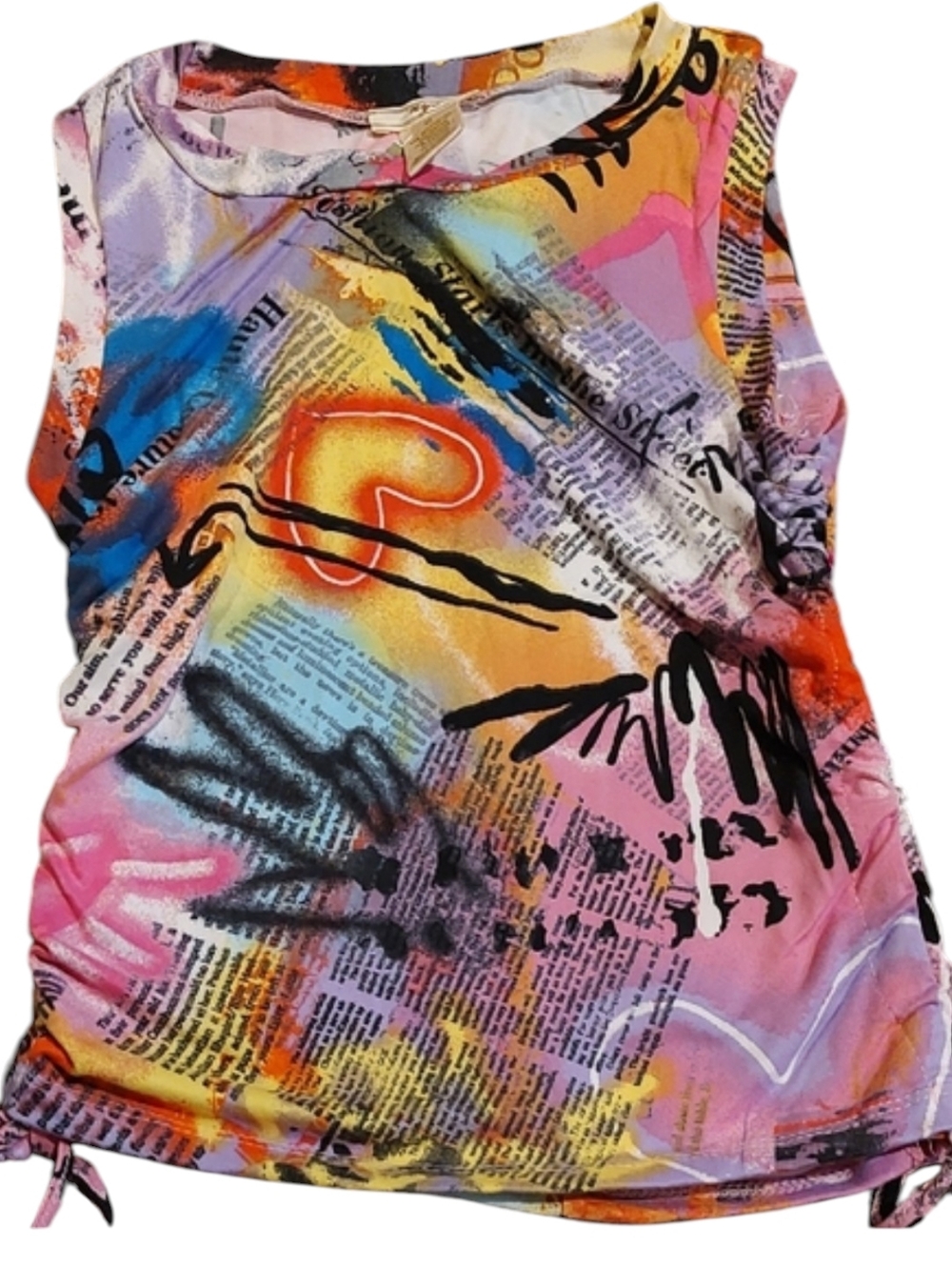 NYC Colorful Graphic Women's Tank Top (#B1032) - Picture 2 of 4